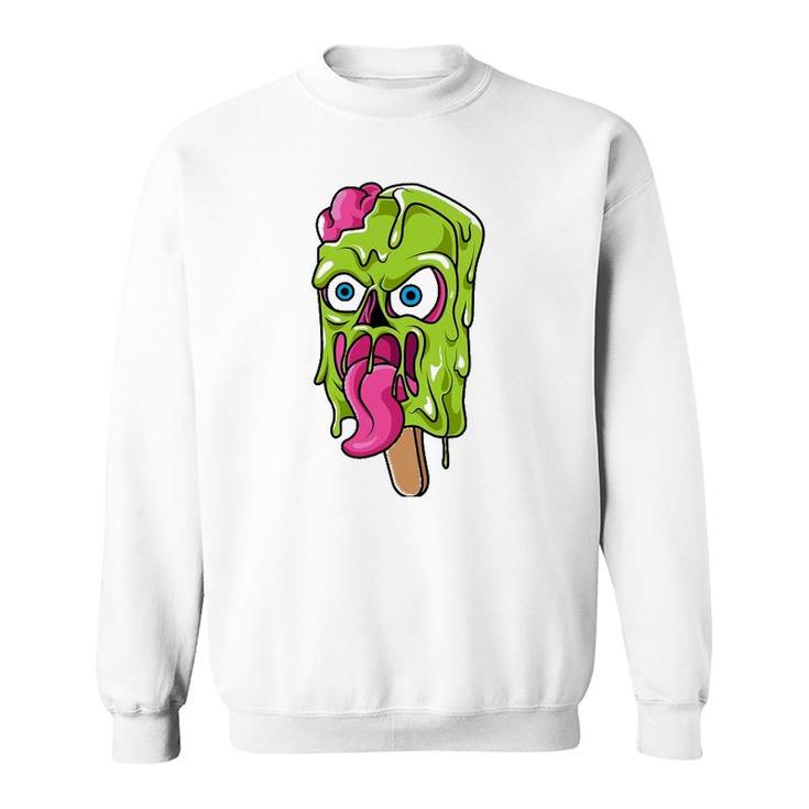 Creepy Cute Popsicle Zombie Lover Sweatshirt