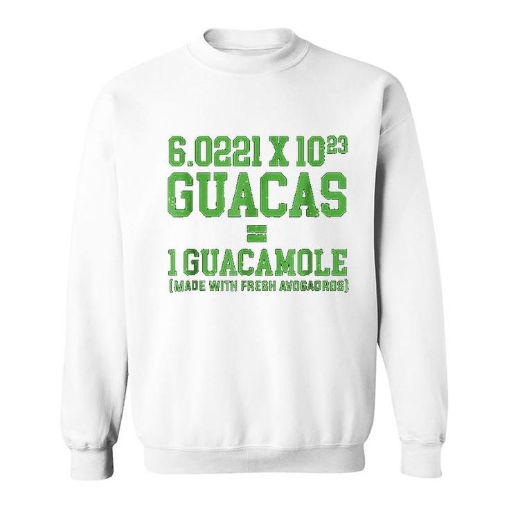 Cute Avocado Avogadros Number Guacamole Sweatshirt