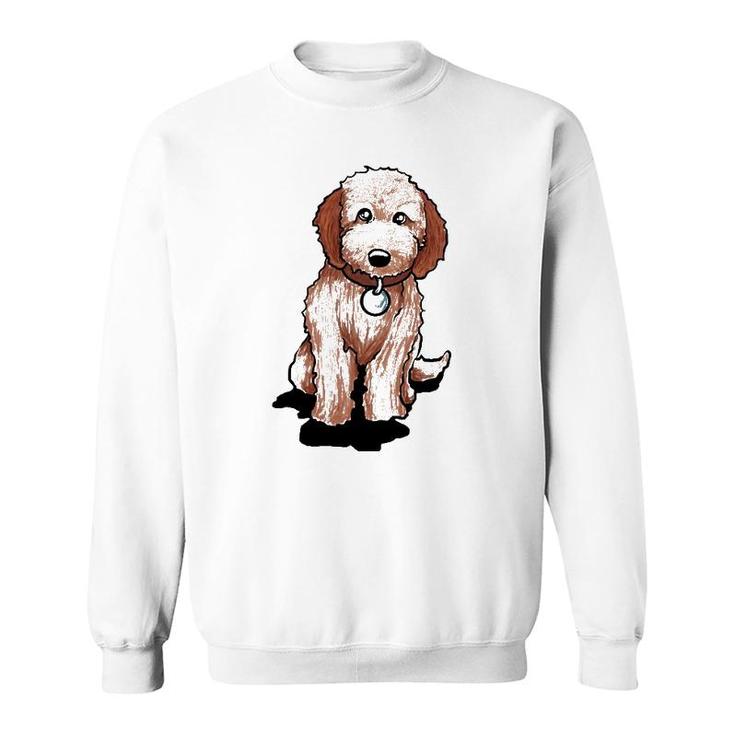 Cute Goldendoodle Puppy Gift Golden Doodle Pullover Sweatshirt