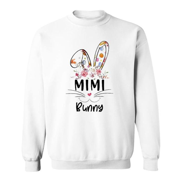 Cute Mimi Bunny Easter Family Matching Outfit Sweatshirt