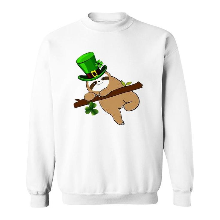 Cute Sloth Saint Patrick’S Day Animal Sweatshirt