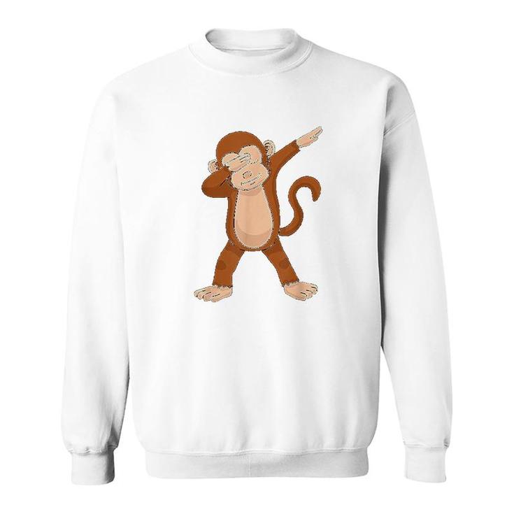 Dabbing Monkey  Funny Dab Gift Sweatshirt