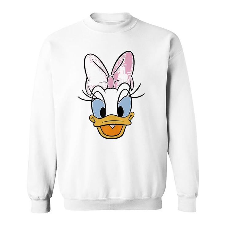 Daisy Duck Big Face  Sweatshirt