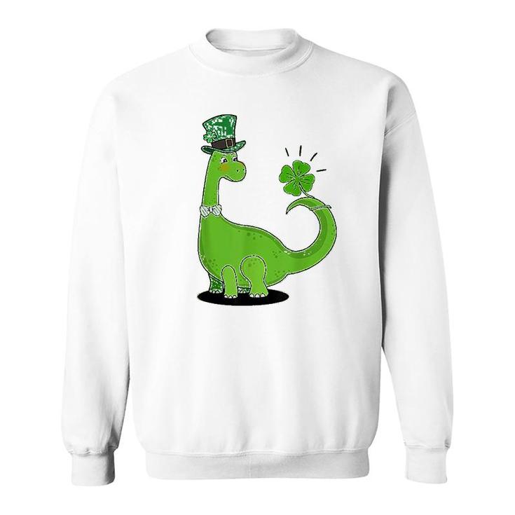 Dinosaur Shamrock St Patricks Day Sweatshirt