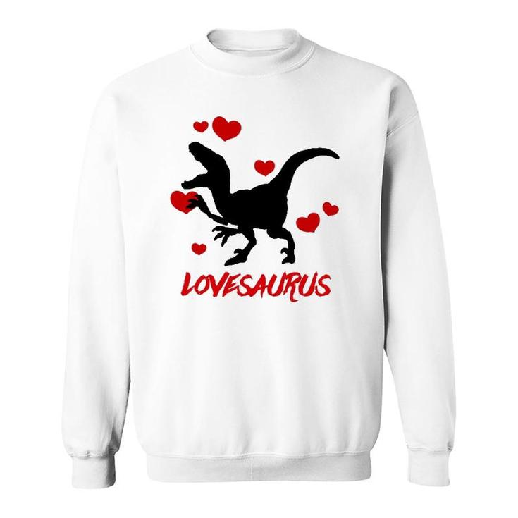 Dinosaur Valentine  Funny Valentines Day Gifts For Kids Sweatshirt
