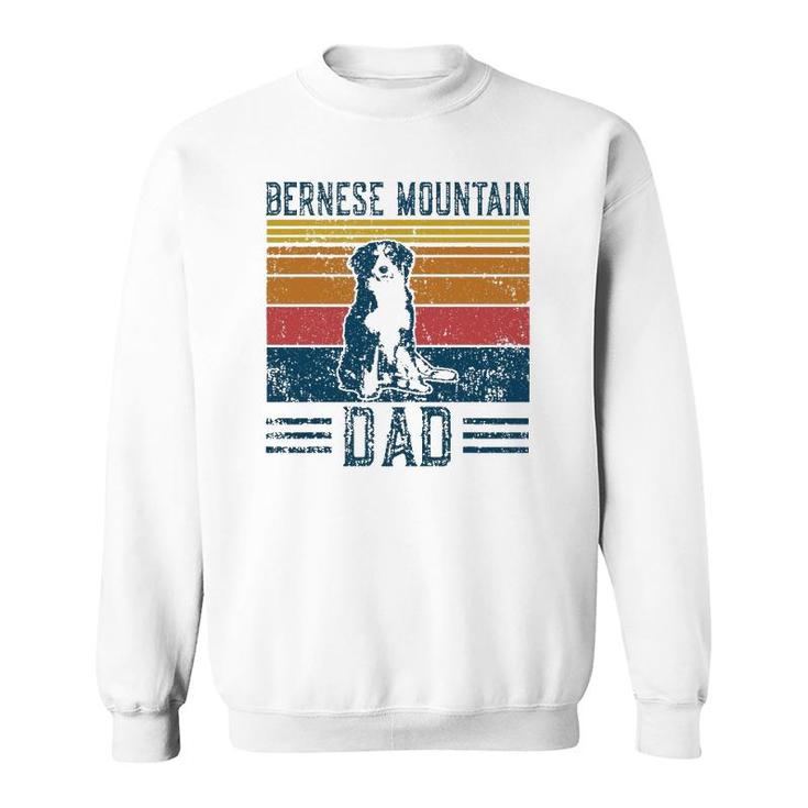 Dog Berner Dad - Vintage Bernese Mountain Dad Sweatshirt