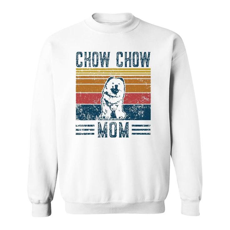 Dog Chow Chow Mom Vintage Chow Chow Mom Sweatshirt