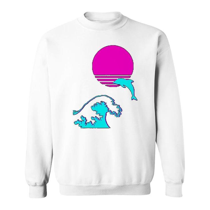 Dolphin Retro 90s Sweatshirt