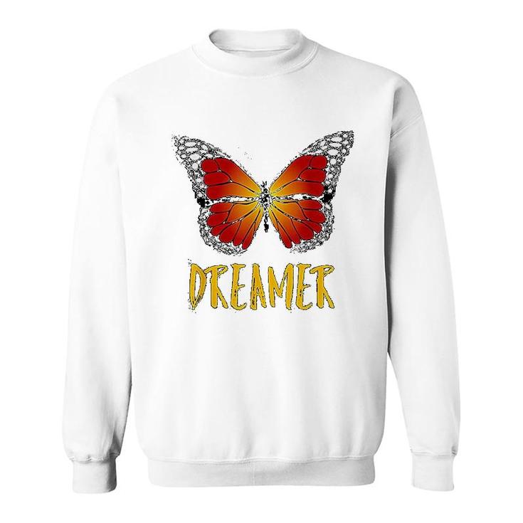 Dreamer Monarch Butterfly Dreamer Sweatshirt