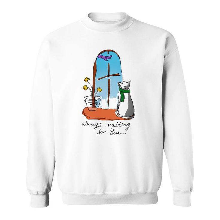 Dreaming Cat Humor Vintage Sweatshirt