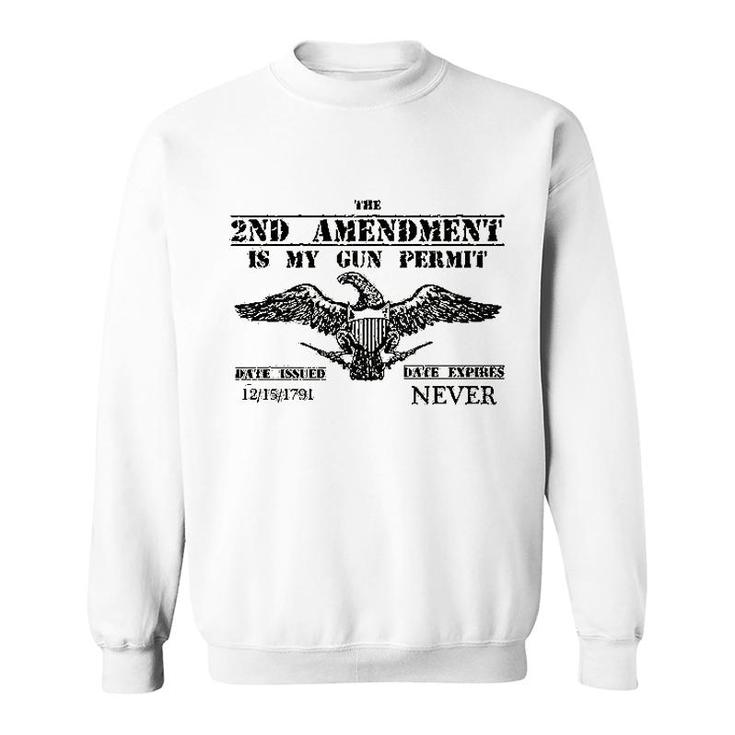 Eagle 2nd Amendment Sweatshirt