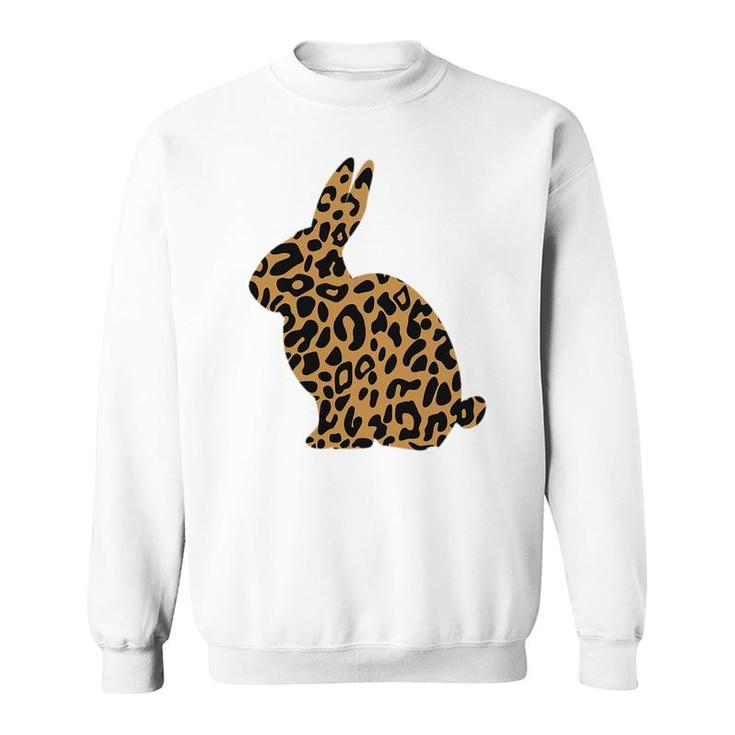 Easter Leopard Funny Rabbit Sweatshirt