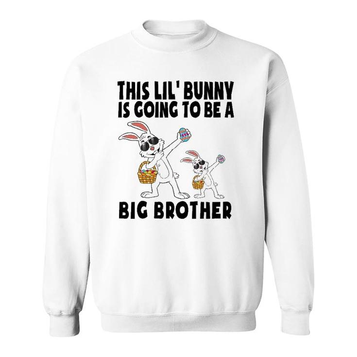 Easter Themed Big Brother Pregnancy Announcement Kids Boys Sweatshirt
