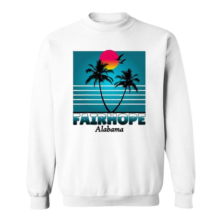Fairhope Alabama Holiday Retro Vintage Gift Sweatshirt