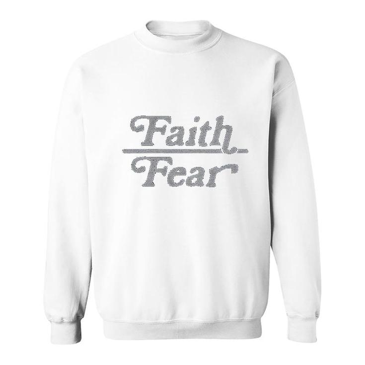 Faith Over Fear Cute Religion Faithful Empowerment Sweatshirt