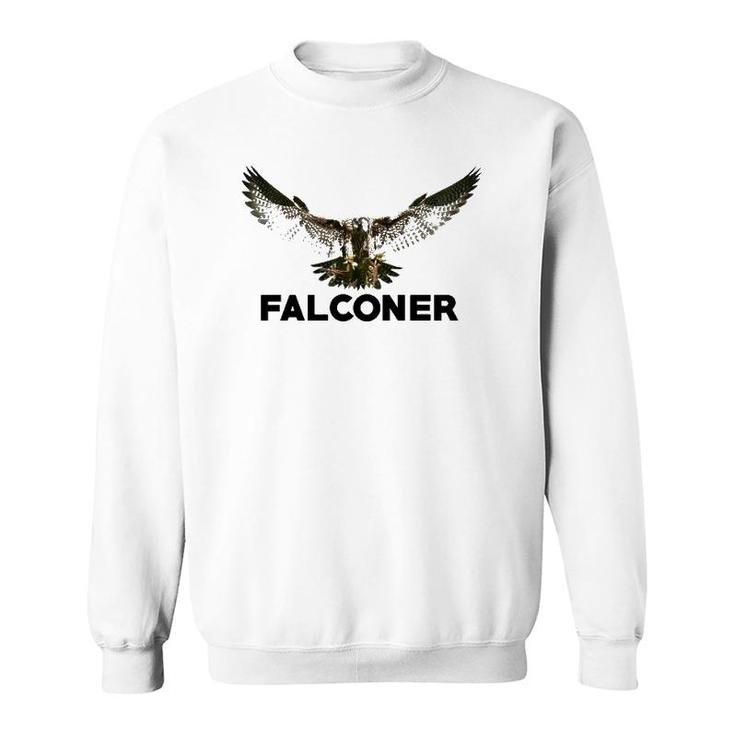 Falconer Falcon Hobby Bird  Sweatshirt