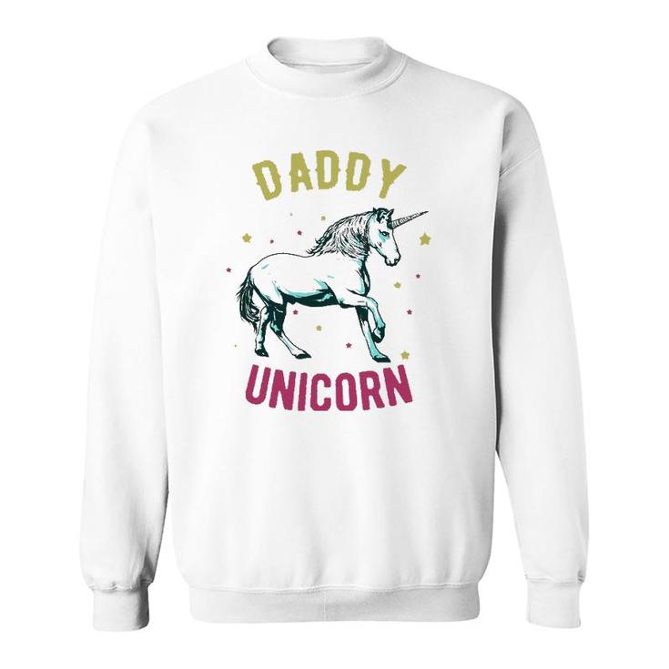 Father's Day Funny Gift - Daddy Unicorn Sweatshirt