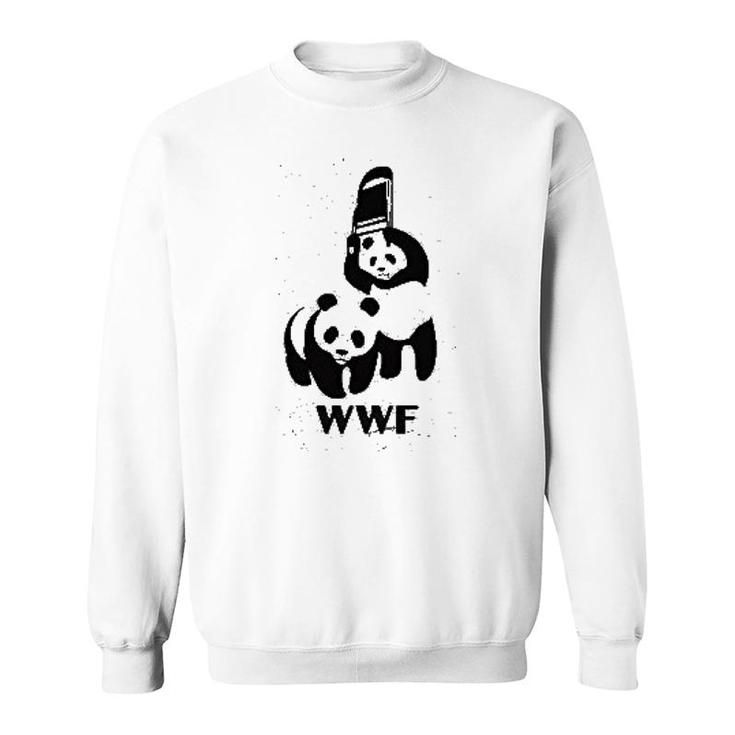 Fighting Panda Naughty Couple Sweatshirt