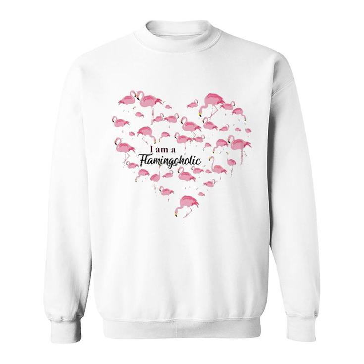 Flamingo Im A Flamingoholic Sweatshirt