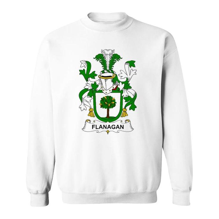 Flanagan Coat Of Arms - Family Crest Sweatshirt