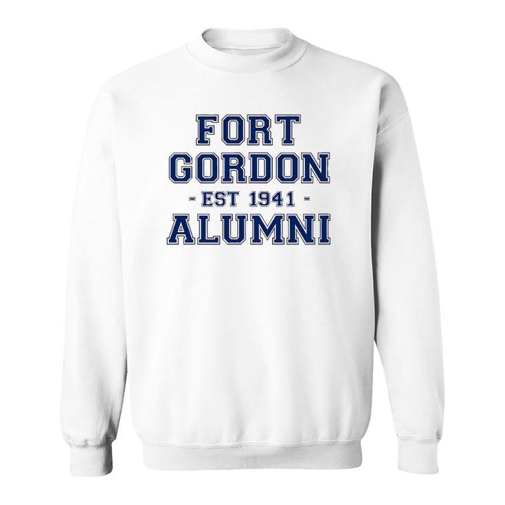 Fort Gordon Alumni College Themed Fort Gordon Army Veteran Sweatshirt
