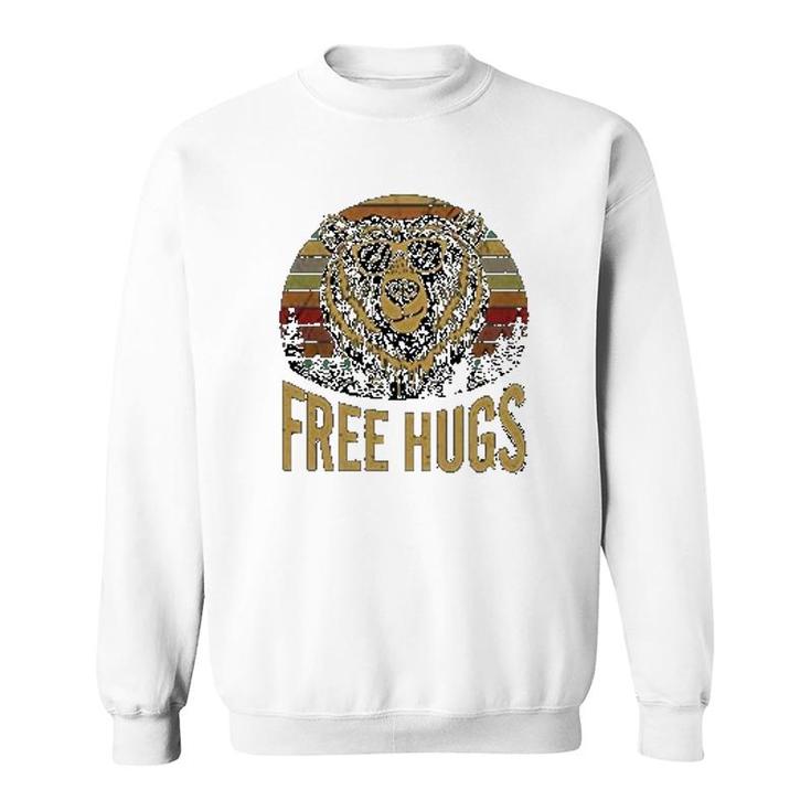 Free Hugs Bear Lovers Sweatshirt