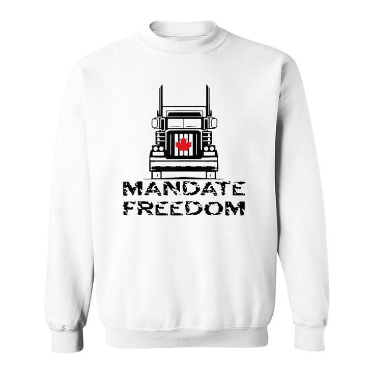 Freedom Convoy 2022 Mandate Freedom Trucker Tank Top Sweatshirt