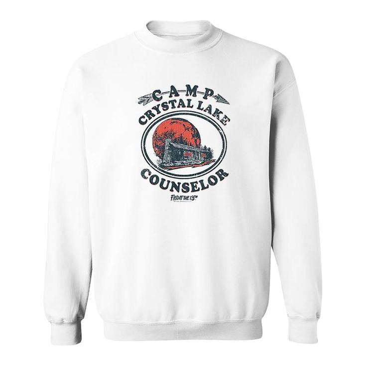 Friday The 13th Movie Camp Crystal Lake Counselor Sweatshirt