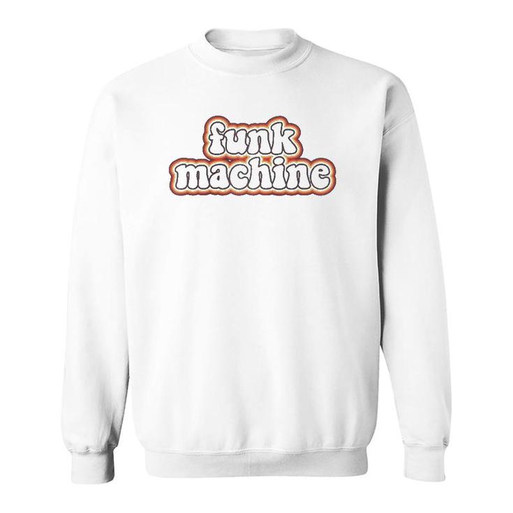 Funk Machine Groovy Roller Disco Outfit Vintage 70S Costume Raglan Baseball Tee Sweatshirt