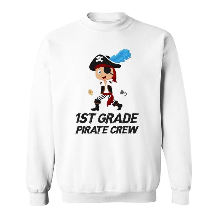 Funny Cute 1St Grade Pirate Halloween Sweatshirt