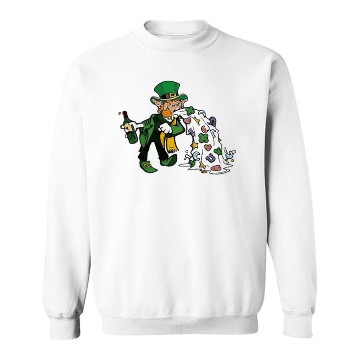 Funny Leprechaun St Patrick's Day Party Irish Leprechaun Sweatshirt
