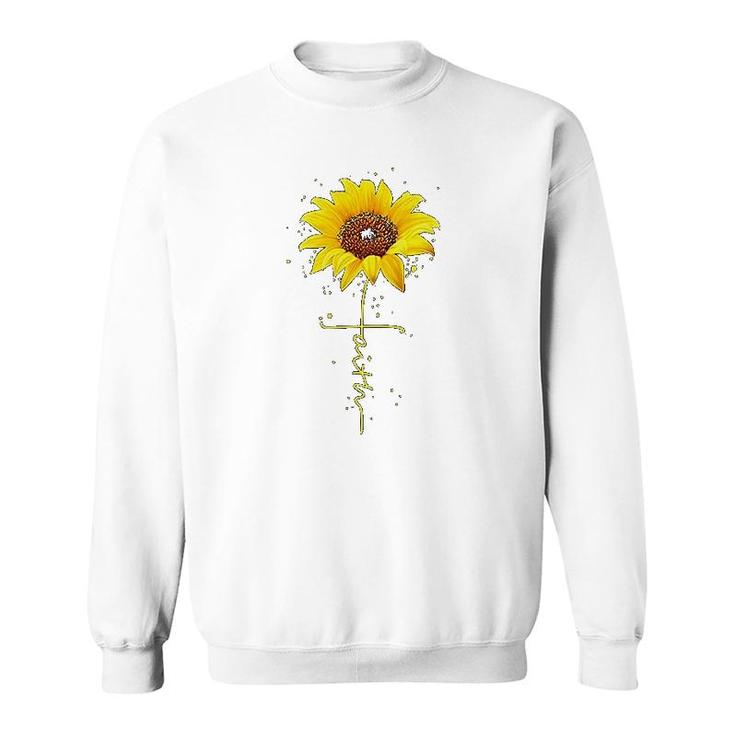 Funny Sunflower Faith Sweatshirt
