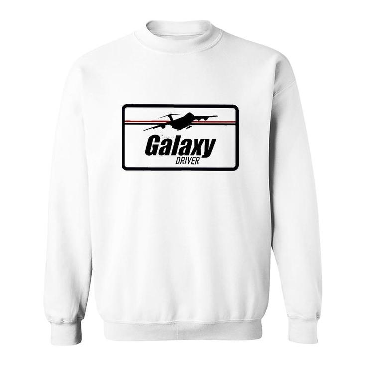 Galaxy Driver Airplane Pilot Gift Sweatshirt