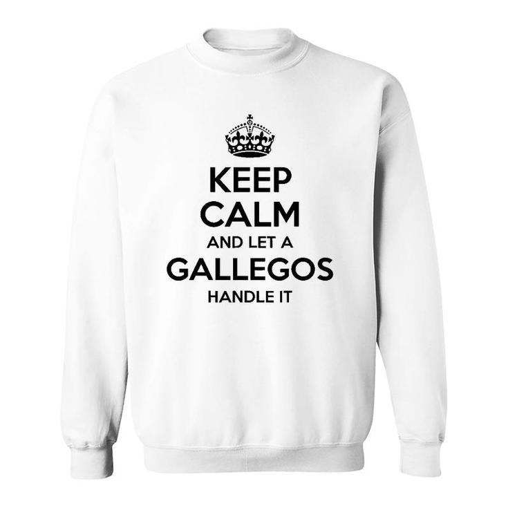 Gallegos Funny Surname Family Tree Birthday Reunion Gift Sweatshirt