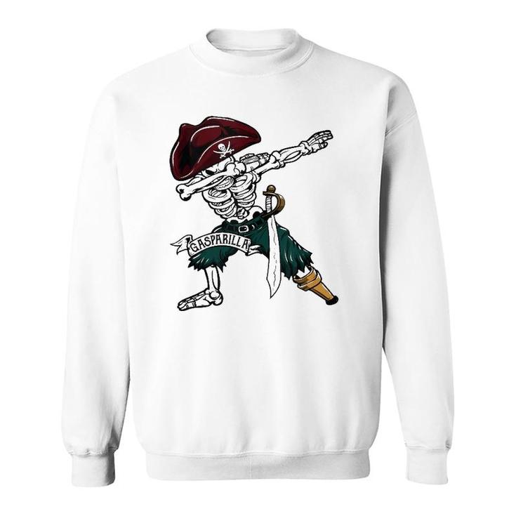 Gasparilla 2022 Dabbing Skeleton Pirate Jolly Roger Gift Tank Top Sweatshirt