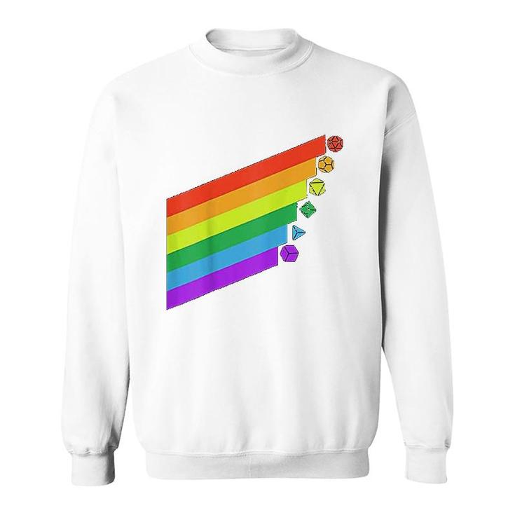 Gay Pride Rainbow Nerdy Sweatshirt