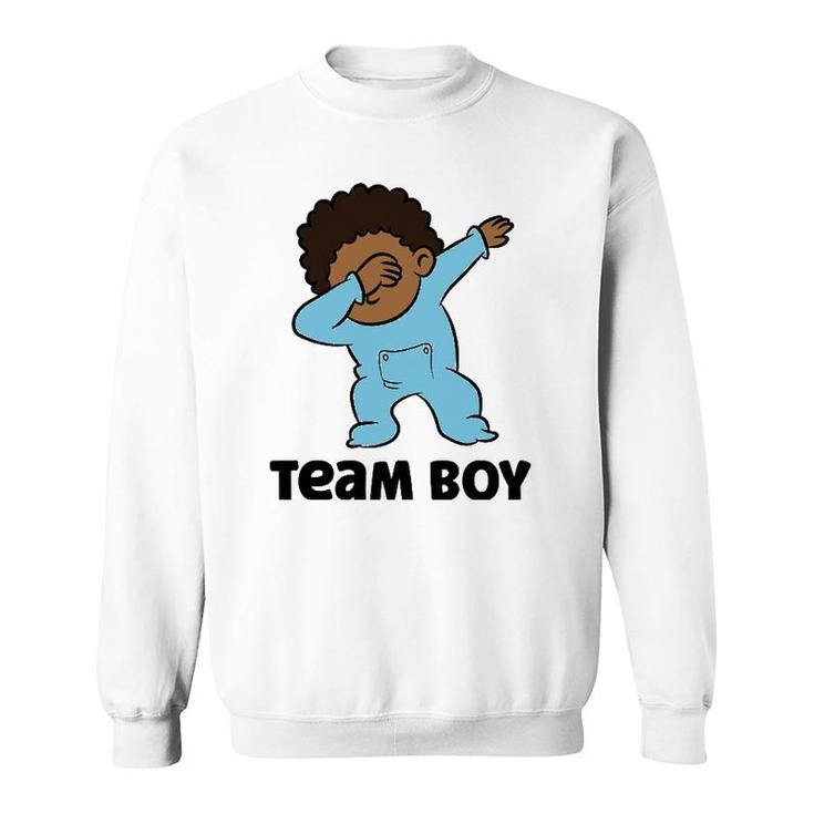 Gender Reveal Baby Shower Team Boy Sweatshirt