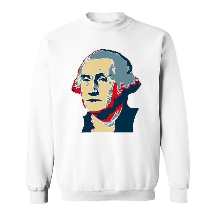 George President Washington Pop Art Sweatshirt