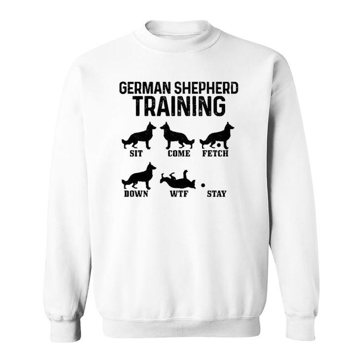 German Shepherd Training Funny Dog German Shepherd Mom Dad  Sweatshirt