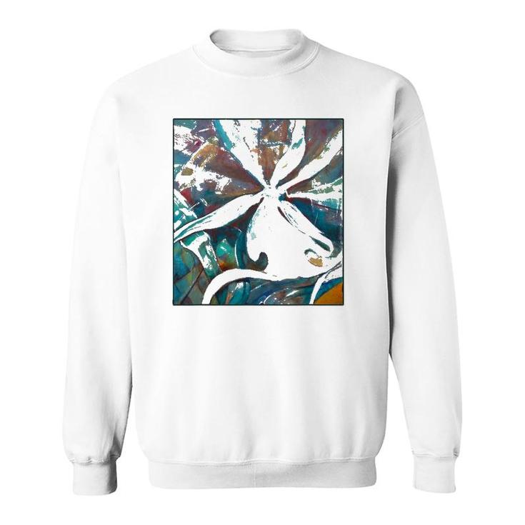 Ghost Orchid Flower Is A Great Gift For Any Lover Of Nature Sweatshirt