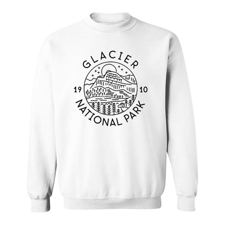 Glacier National Park 1910 Montana Gift Sweatshirt