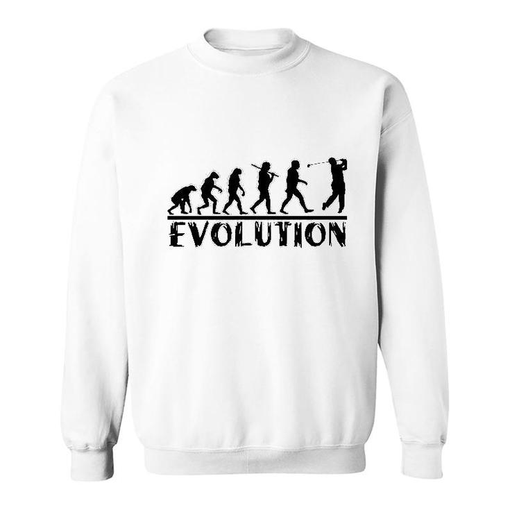 Golf Evolution Funny Sweatshirt