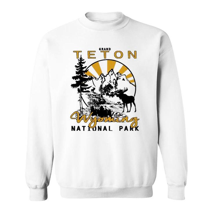Grand Teton National Park Jackson Hole Wyoming Keepsake Sweatshirt