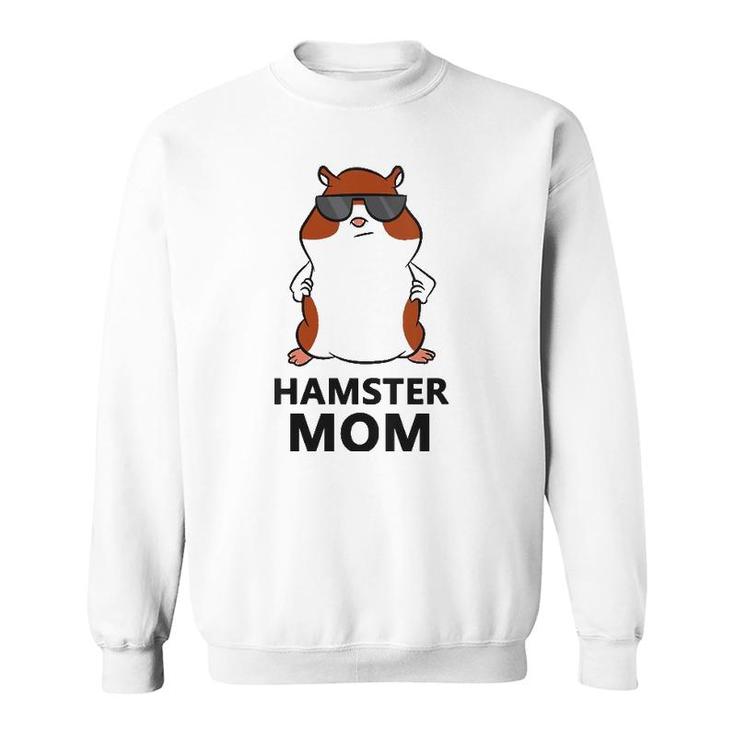 Hamster Mom Funny Hamster Mama V-Neck Sweatshirt