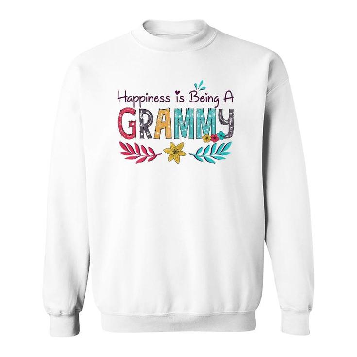 Happiness Is Being A Grammy Mother's Day Gift Grandma Sweatshirt