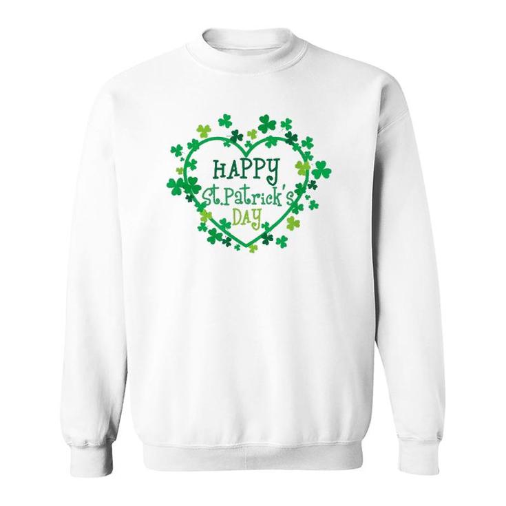 Happy St Patrick's Day Funny Saint Patrick Irish Girl Boy Sweatshirt