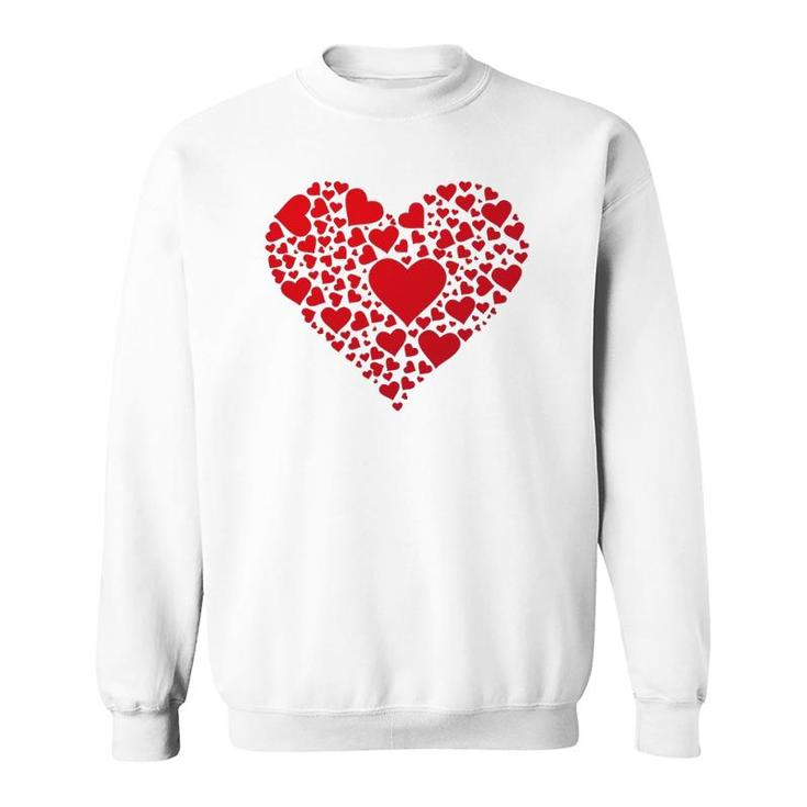 Heart Of Hearts Cute Valentines Day Gift Women Girls Sweatshirt