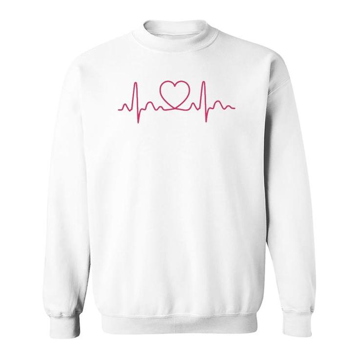 Heartbeat Ekg Doctor Nurse Medical Sweatshirt