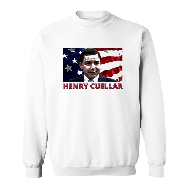 Henry Cuellar American Politician American Flag Sweatshirt