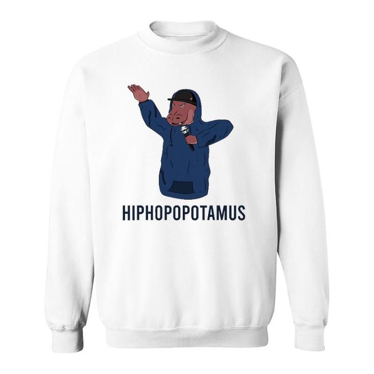 Hiphopopotamus Vs Rhymenoceros Motherflippin Rap Dank Meme Sweatshirt